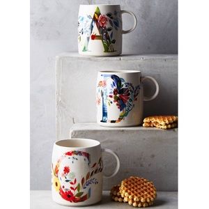 Starla M Halfmann Monogram A Petal Palette Mug Cup